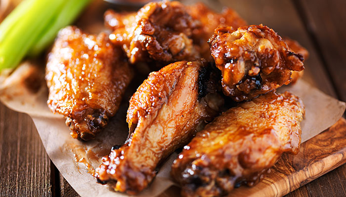 Baily Rays Signature Chicken wings are a great snack and a great way to start your meal