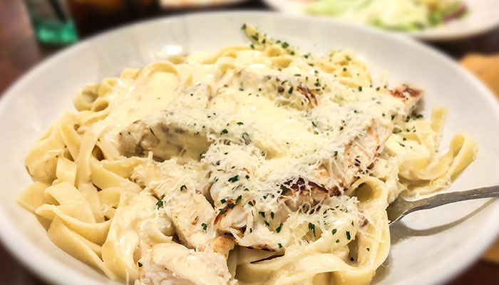 Chicken Alfredo from Bailey Rays Roadhouse